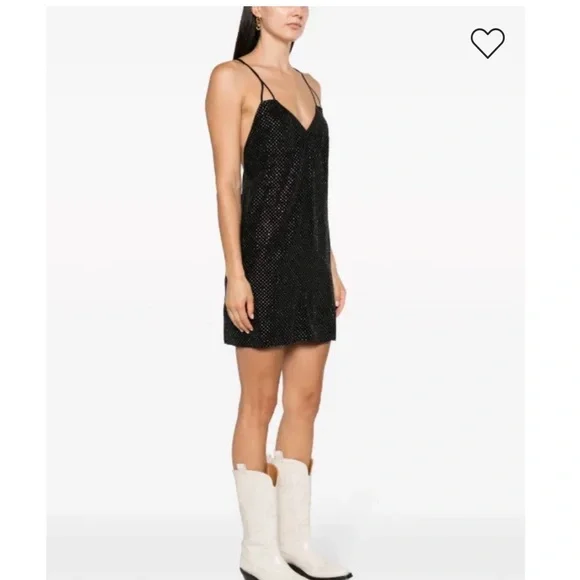 NWT 898.00 Zadig&Voltaire
Rohana rhinestone silk minidress Large - Picture 3 of 6